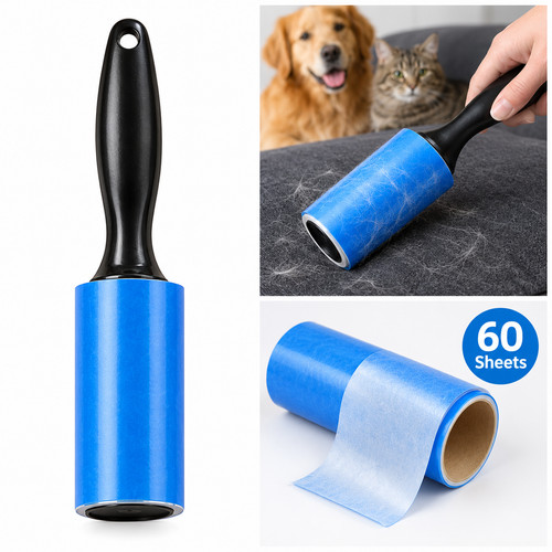 Lint roller clothes pet hair - lint,