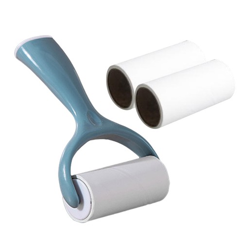 Portable blue lint - blue, hair